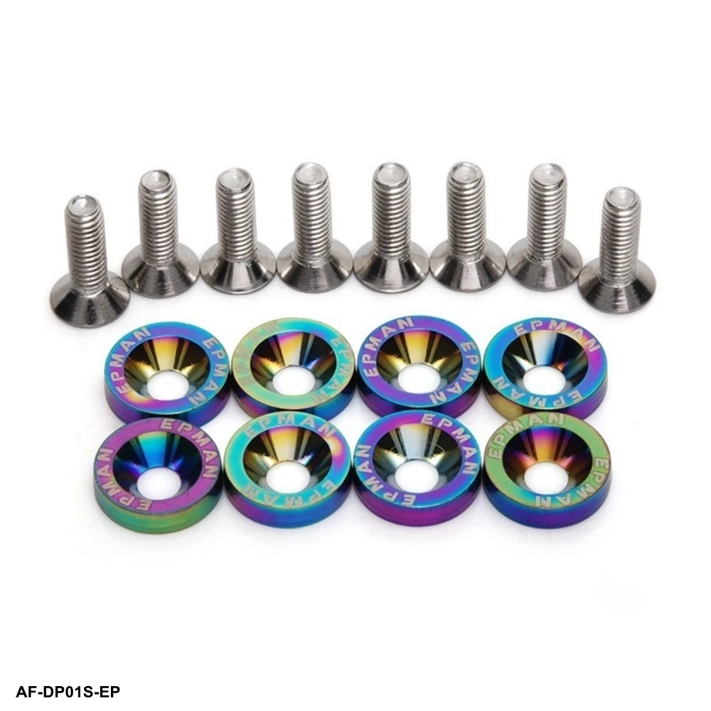 AUTOFAB - EPMAN M6 JDM Car Modified Hex Fasteners Fender Washer Bumper Engine Concave Screws Car-styling AF-DP01S-EP