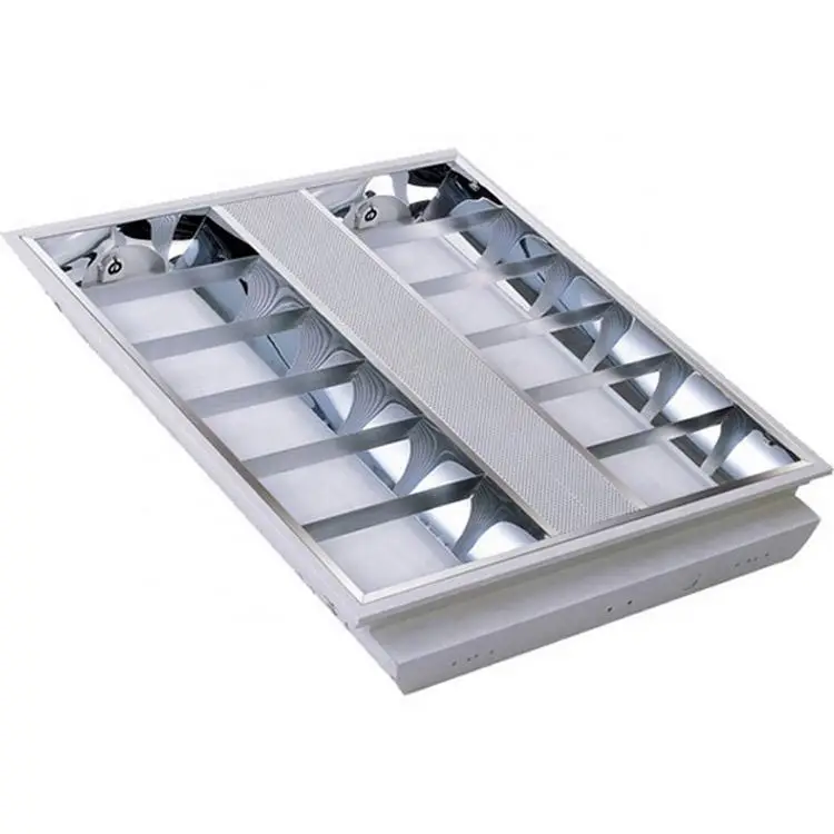 Rational Construction Floor Return Louvers T8 3 bulbs aluminum louver light fixtures