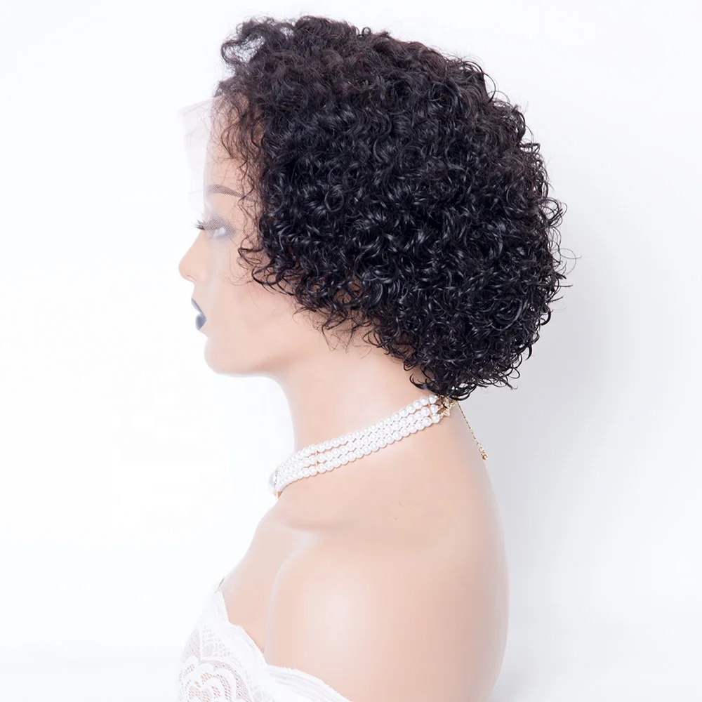 SW-1 Pixi cut lace front wig short wig cheap human hair wigs