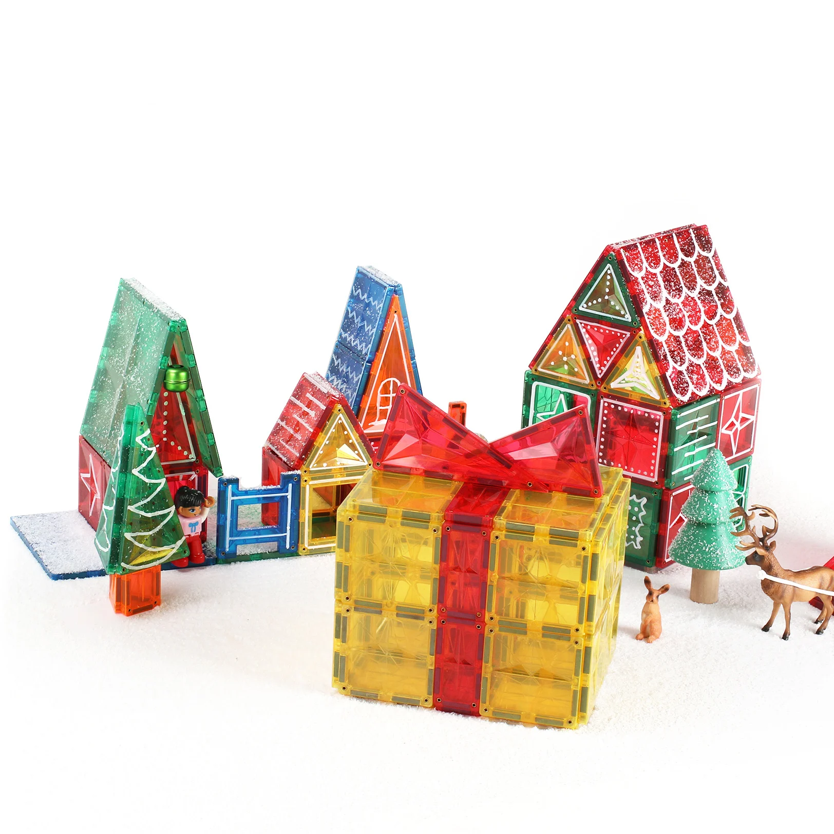 Mntl Kids Montessori Educational Toys 3d Magnet Construction Magnetic Tiles Building Blocks Toys For Kids