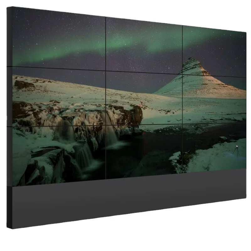  Заводской Самый дешевый бесшовный 49 дюймовый 1x4 комнатный full hd lcd рекламный экран видеодисплей стена для