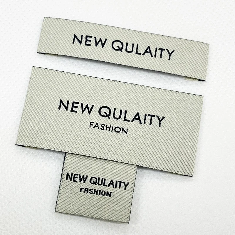 Custom tags neck labels for clothing brand