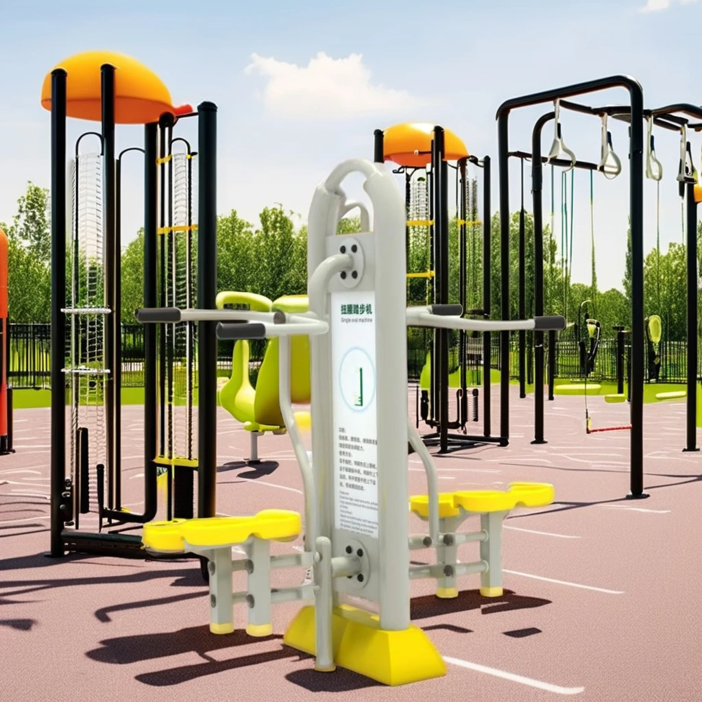 Luxury Steel Stepper for All Ages Durable Exercise Tool for Park Use-for Adults and Children