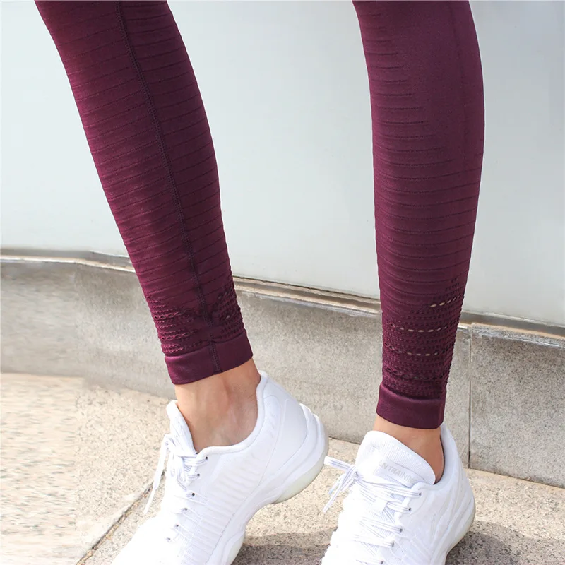 
Fitness High Elastic Tight Pants Sports Running Leg Pants Seamless Yoga Pants 