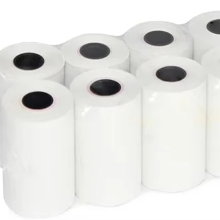 Recyclable Direct Cheap Price Pos Thermal Paper Roll Cash Register Paper 80x80mm 57x40mm Used For Supermarket Bank Restaurant