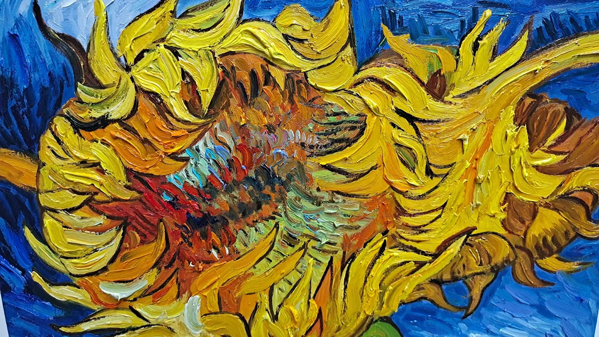 Handmade oil painting  flower oil painting customizable Wall art Home decoration painting flowers