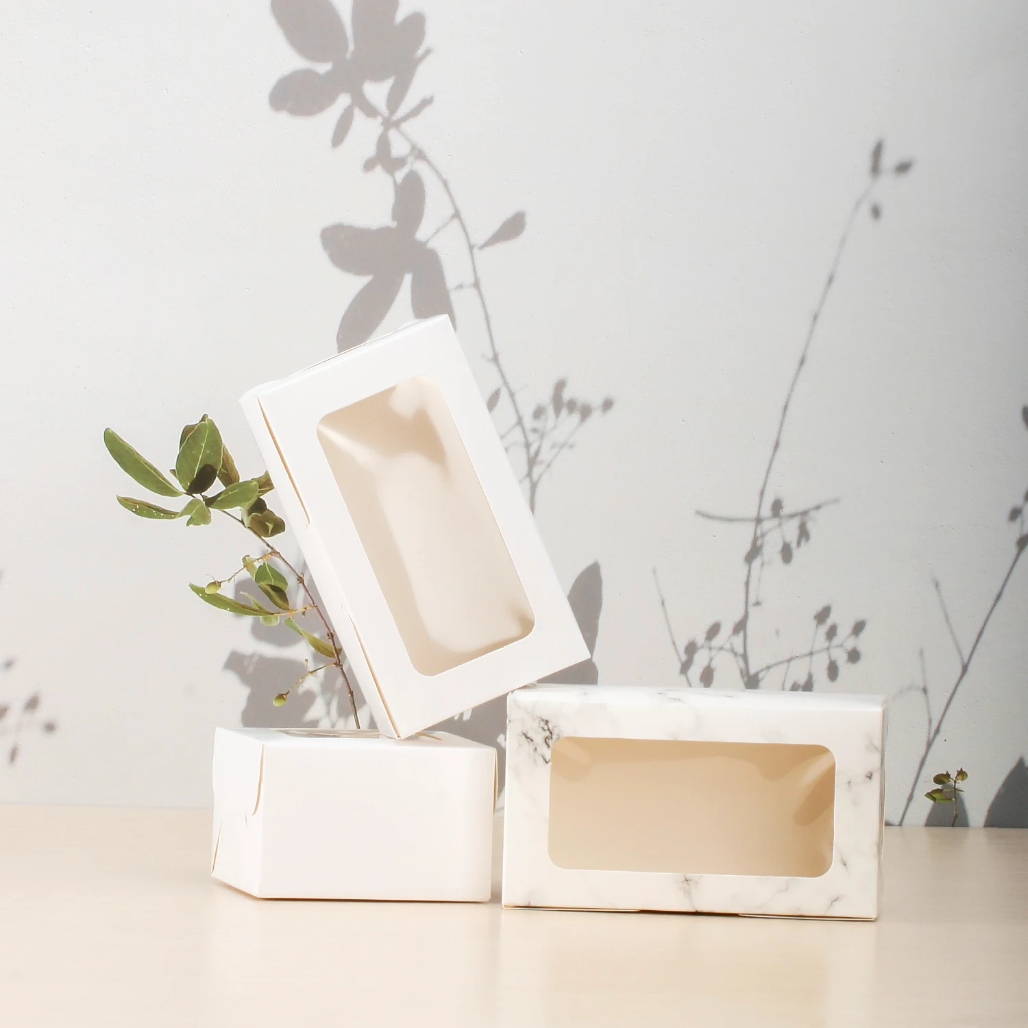 Food Box Turn Table Paper Tray Fast  Design Small Food Gift Box Custom Food Takeaway Boxes