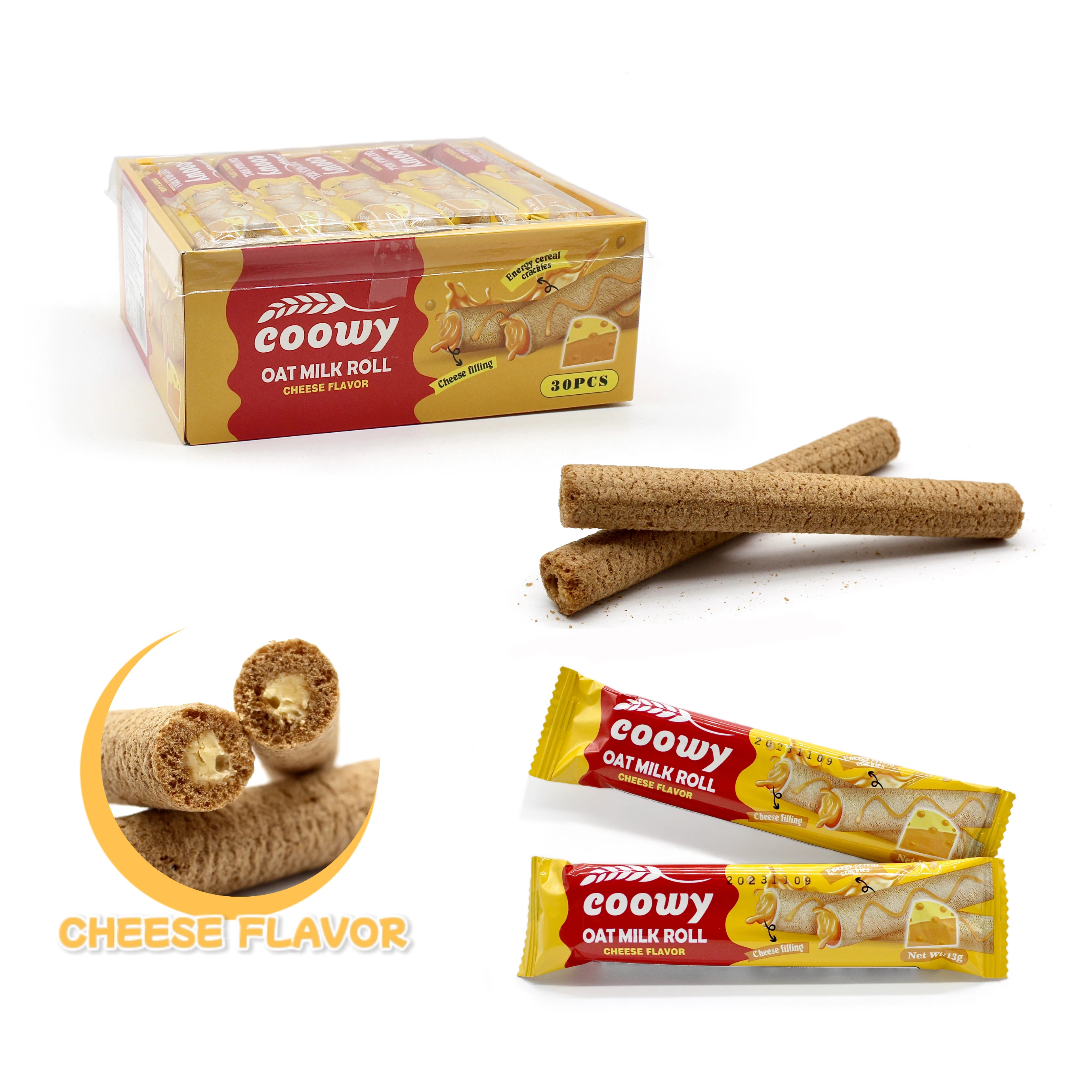 Cheese flavor oat milk rolling