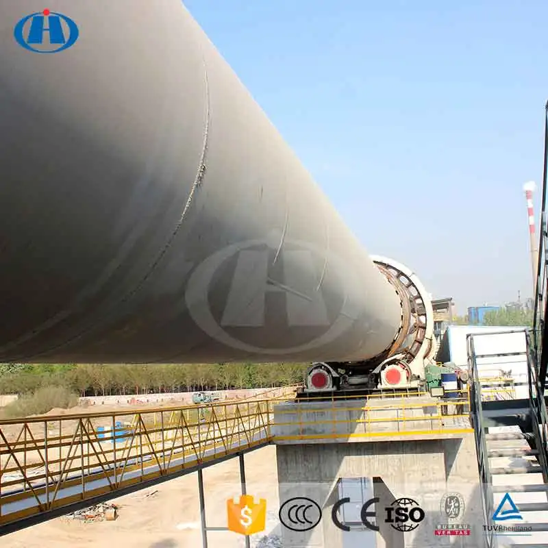China Small Scale Construction Cement Plant Calcination Rotary Kiln