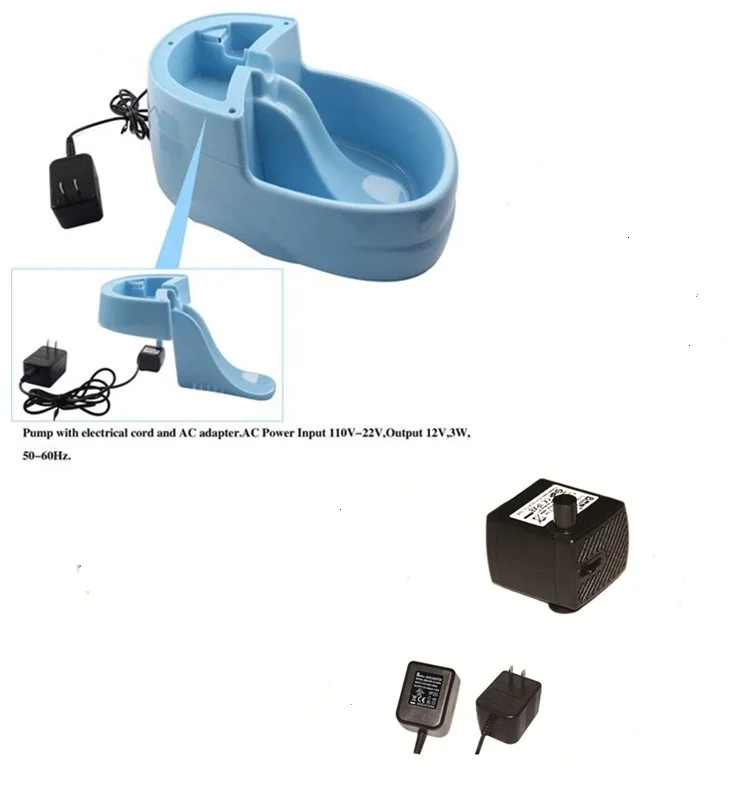 Ultra-quite flow rate adjustable mini home fountain pump