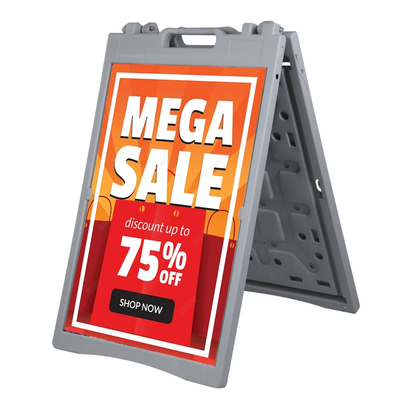 High Quality Water Injection Portable Best Price Outdoor Sign Board Poster Supermarket Display Frame