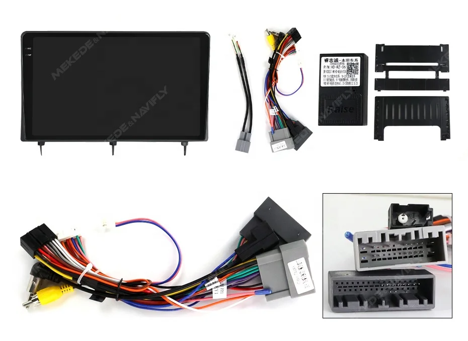 Mekede DUDU7 android car radio dvd player 2K multimedia split screen dvr map for Honda Civic 2022