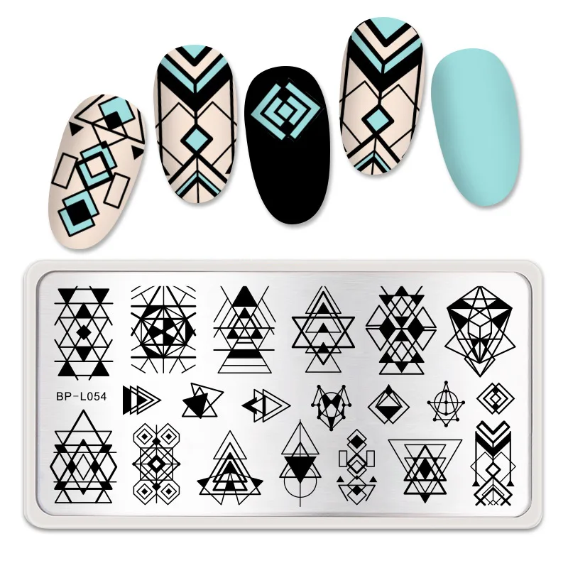 BORN PRETTY Nail Art Mandala Flower Stamping Plate Wholesale DIY Nail Art Easy Apply 10pcs/pattern Approx. 12*6cm 50g