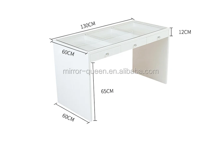 vanity table set with lighted mirror makeup vanity dressing table dresser desk with dimmable led bulb large drawer for bedroom