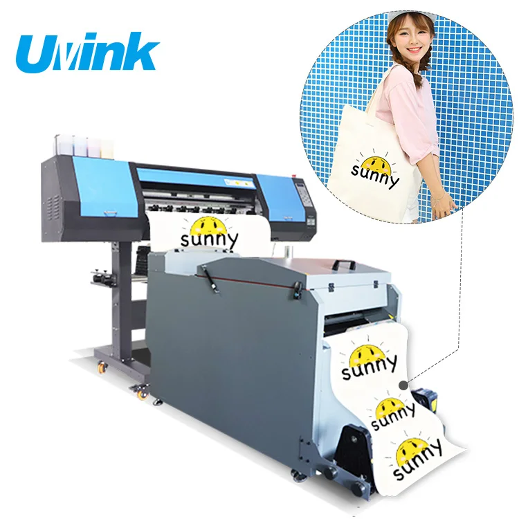 best price dual head dtf printer 60cm with XP600 4720 shaker for t-shirt dtf printer printing machine 2021 for Epson