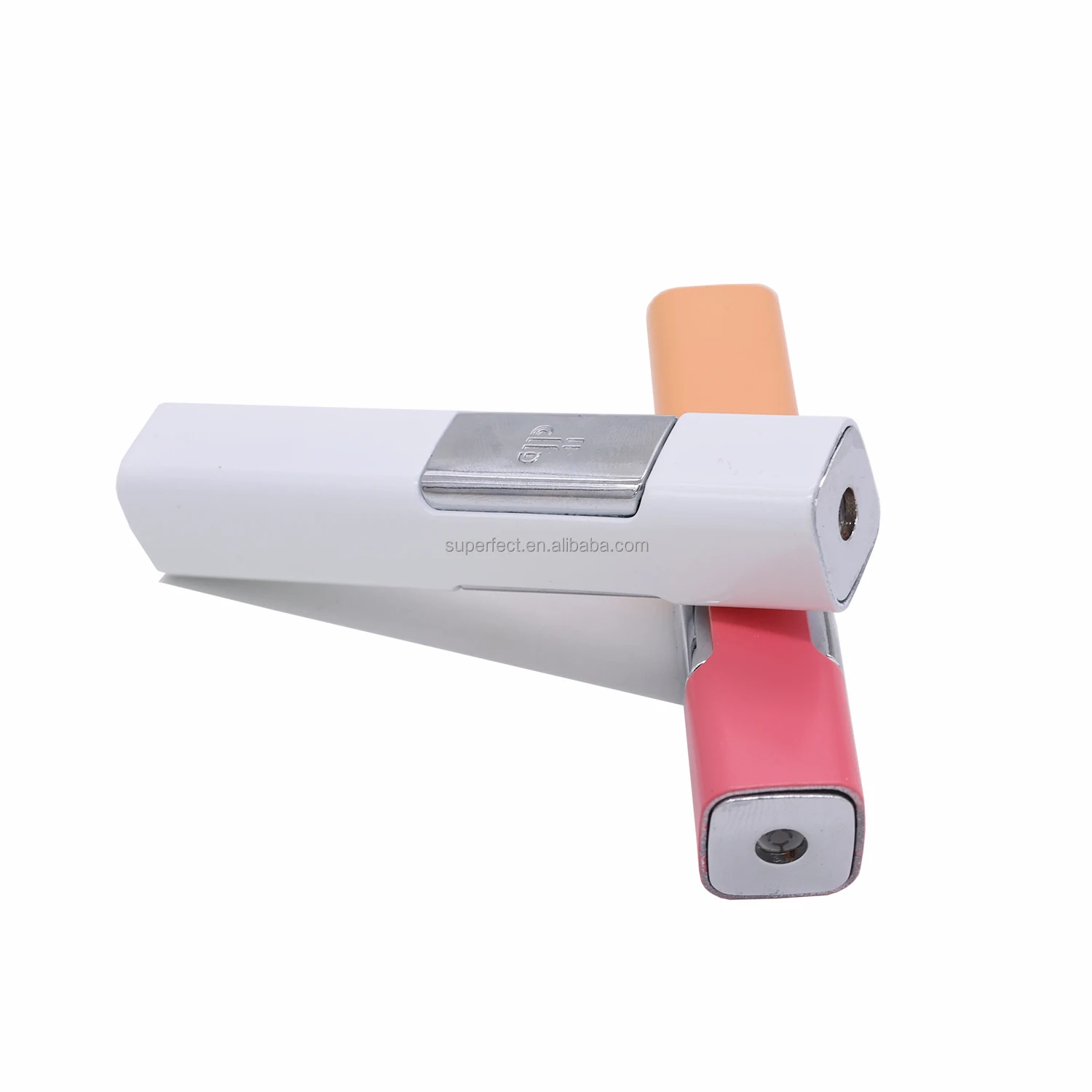 Refillable Mini Lighter Adjustable Stock and Custom Logo Windproof Jet Flame Pen Gas Lighter Cigarette