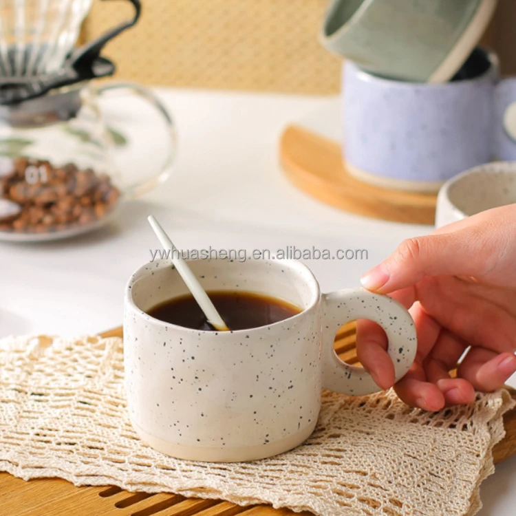 Whole Korean style 300ml purple green ceramic mug milk cup porcelain coffee mugs