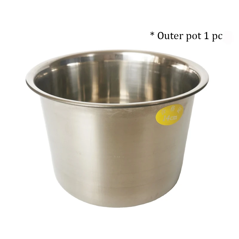 Handmade Candle Making Tools Water-proof Wax Pot Melting Wax Pot Stainless Steel Stirring Rod Measuring Cup Boiling Wax Pot