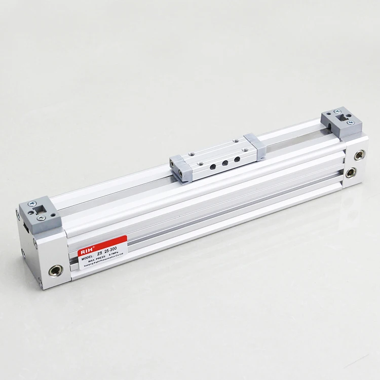 Pneumatic Air Rodless Cylinder Long Stroke Large Aluminium Mechanically Jointed Large 400mm 1000mm 2000mm 5000mm Piston Cylinder