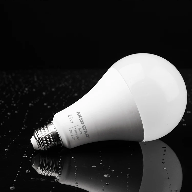 AKKO STAR DOB IC Driver Высокая люмен Led3m 10A 250V 2500WPF0.5 E27 25W 3000/6500K светодиодные лампочки индикаторные розетки алюминиевый шарик переменного тока