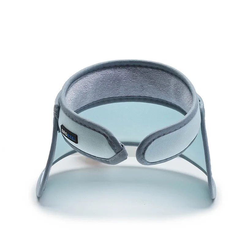 Visor Cap Hat Beach Sun Visor Hat Promotion Advertising Tuorist Team Cap Custom Logo UV Protection Air Top Plastic PVC Plain Age