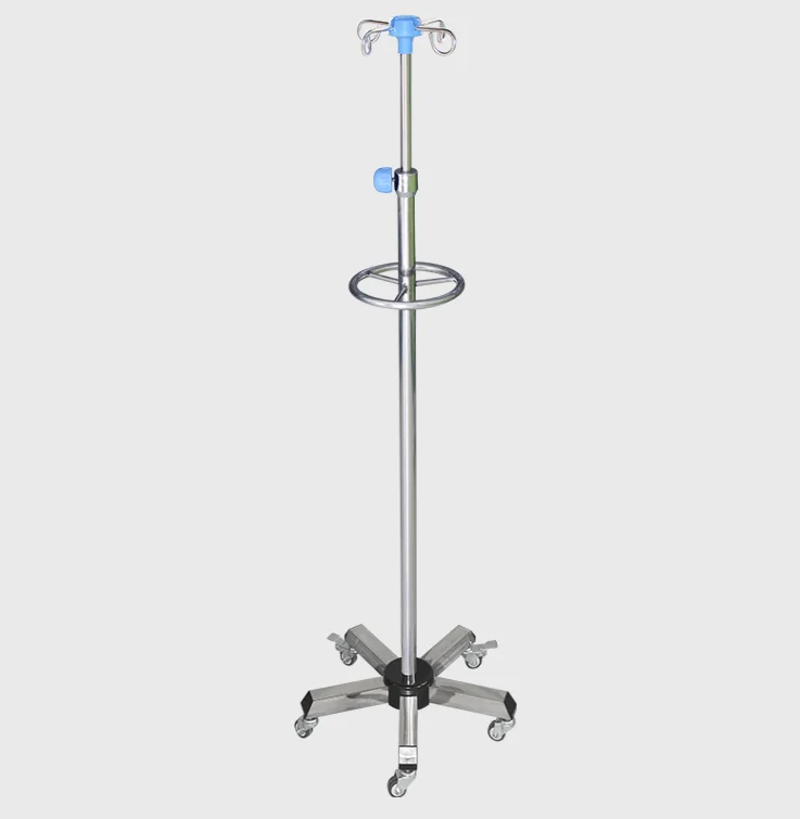 Factory price Adjustable hospital Medical IV Drip stand for infusion