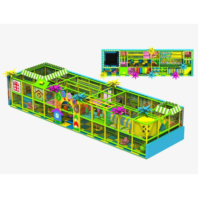 Childcare Center Kids Indoor Playground for 2-12 Years Old Soft Play Equipment Gua Non Electric Indoor Playground 8 Meter Minye