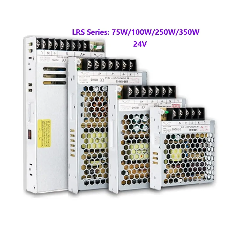 Digital Switching Power Supply VDC 24V 70W 100W 250W 350W Light Transformer AC 100-240V Source Adapter SMPS For LED Strips CCTV