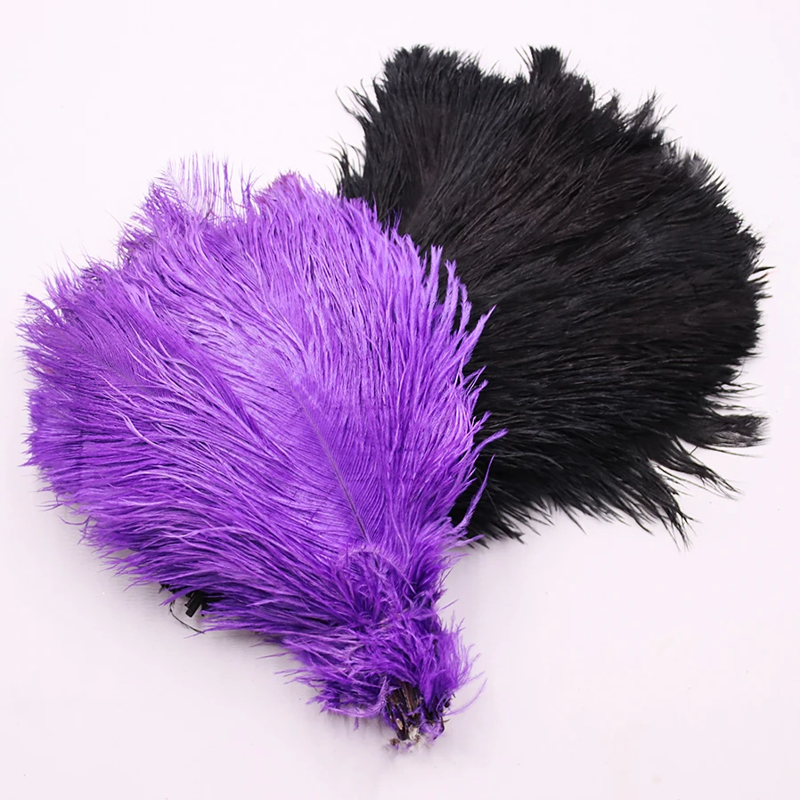 Большое белое перо страусиного дерева для украшения свадьбы и вечеринки