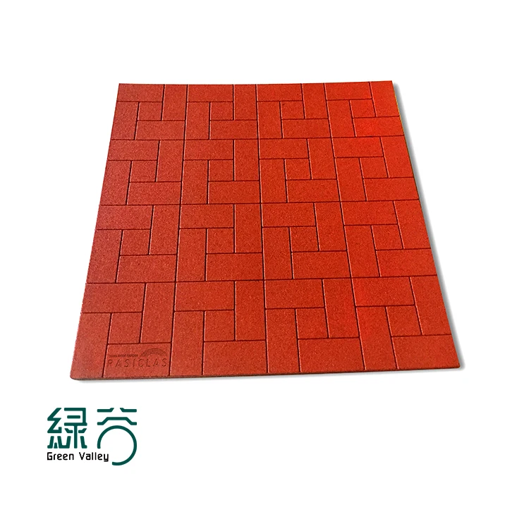 Hot Sales Eco Friendly Rubber Playground Tiles Outdoor Rubber Tile Mat Wholesale