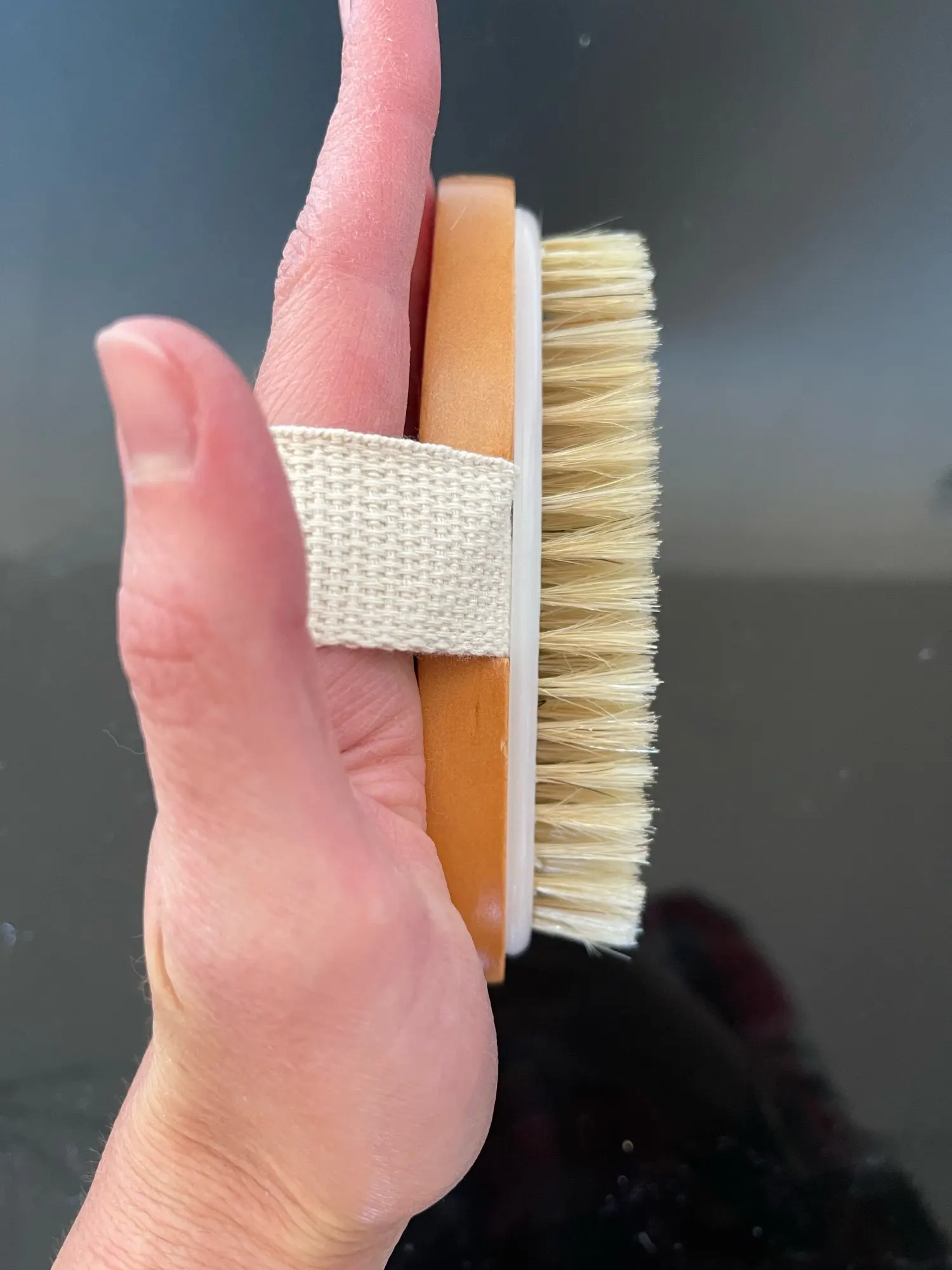 Factory hot sale handle bath bristle brush/bath brush/rub bath rub back brush dry brush through meridian bristle brush