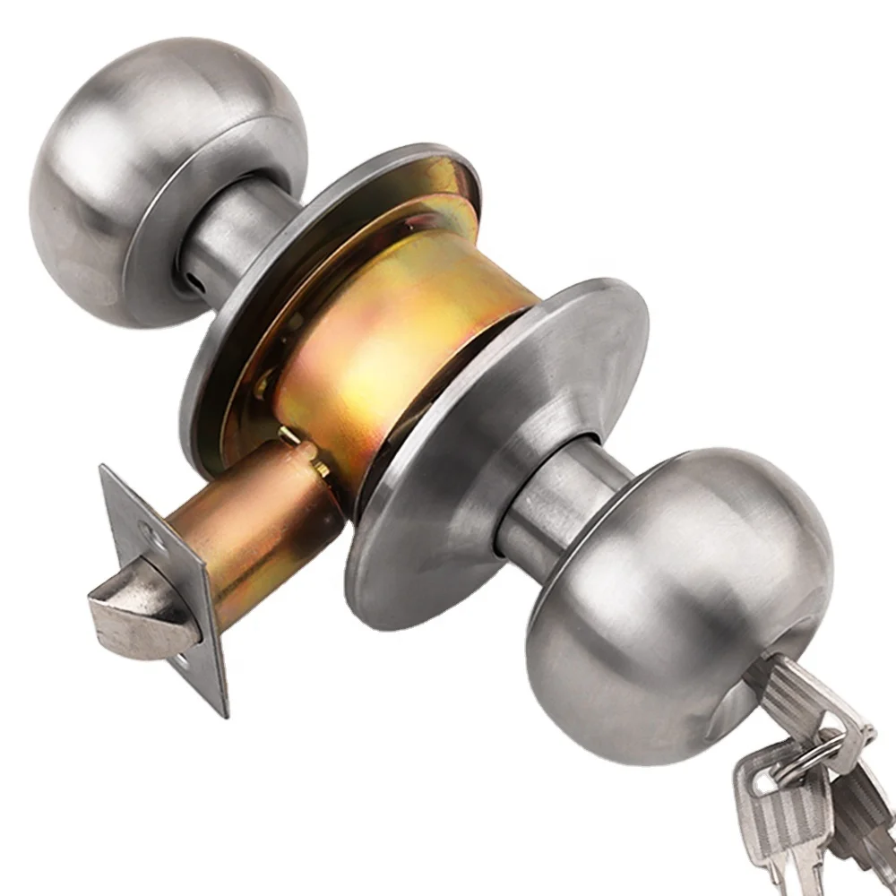 Roeasy  5791 SS-ET cheap Stainless steel cylindrical door knob lock bedroom door lock type
