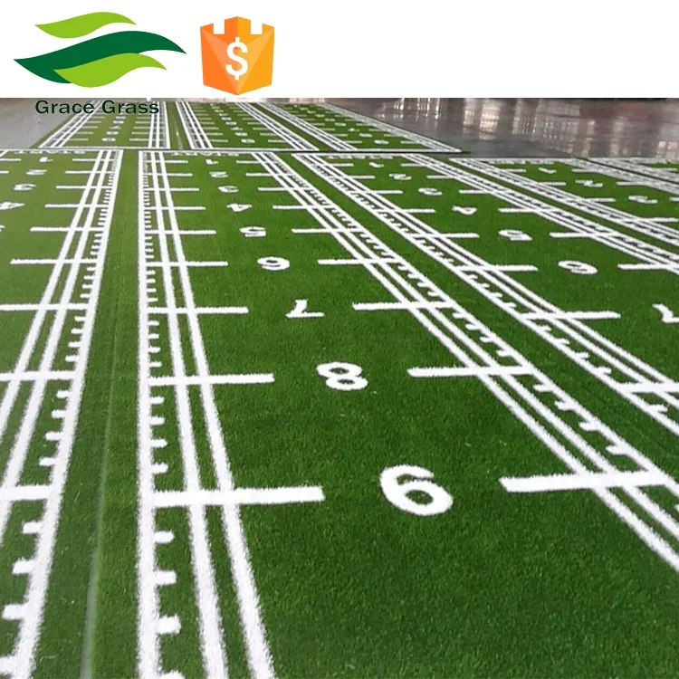 
Synthetic artificial grass for crossfit sled push 