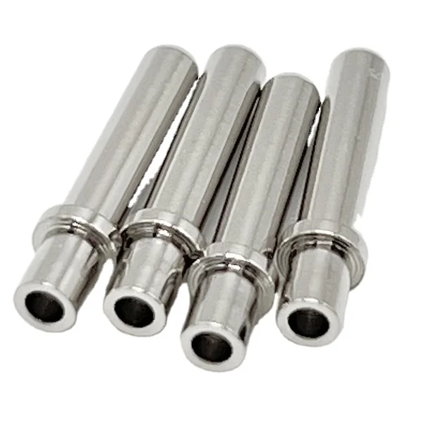 Customized CNC Lathe Turned Turning Brass Solid Plug Terminal Contact Pin Contacts Terminal Pin for Connectors Electrode Use