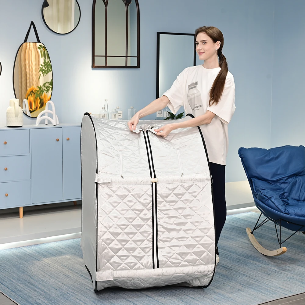 Wholesale Home Full Body Sauna Spa Foldable Sauna one Person Tent Portable Steam Sauna Room