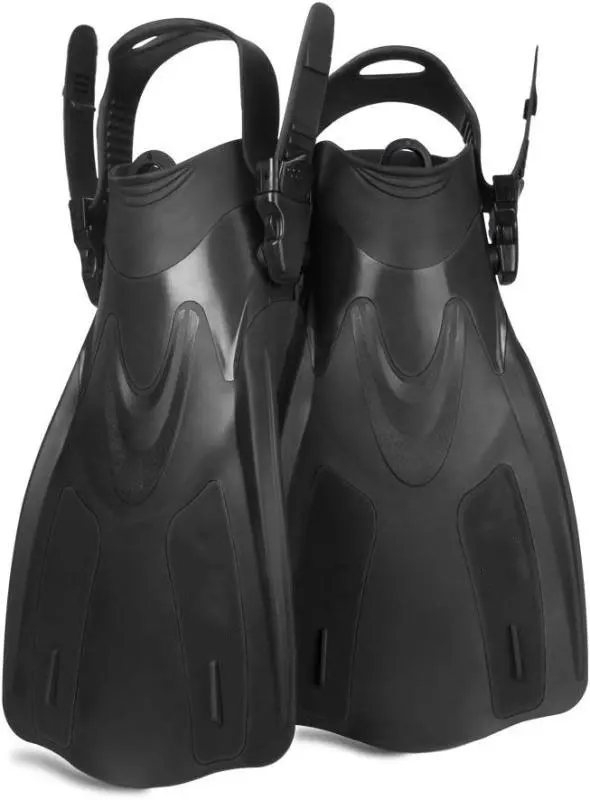 2022 latest water sports swimming short fin diving webbed foot silicone frog shoes
