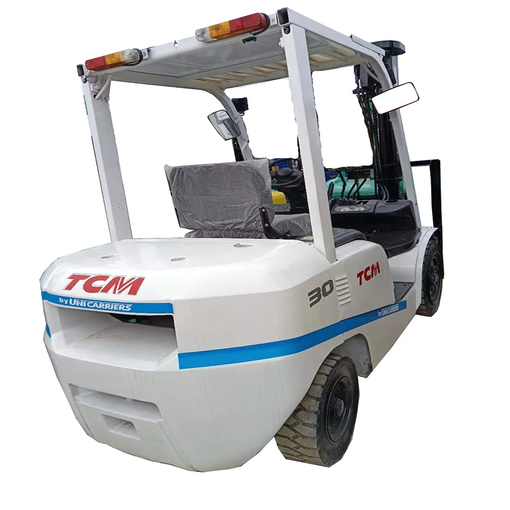 Japanese good condition TCM FD30 3 ton used secondhand diesel forklift