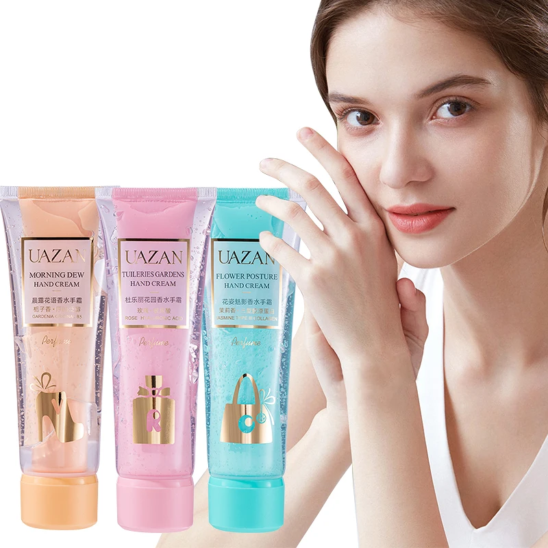 Private Label Best Natural Organic Halal Antifreeze Cracking Gardenia perfume Whitening Hand Cream Lotion