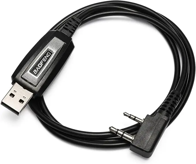 100% Original Baofeng Walkie Talkie USB Programming Cable For 2 Way Radio UV-5R BF-888s UV82 H777 K Port Driver With CD Software