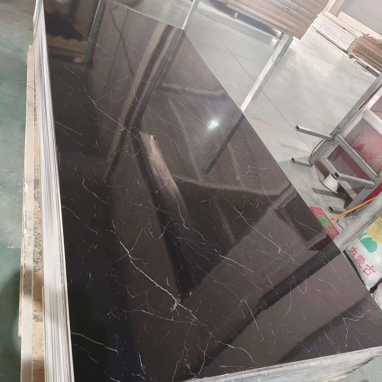 Marble Design UV Coating PVC Marble Wall Panels for Indoor Decoration for Sale