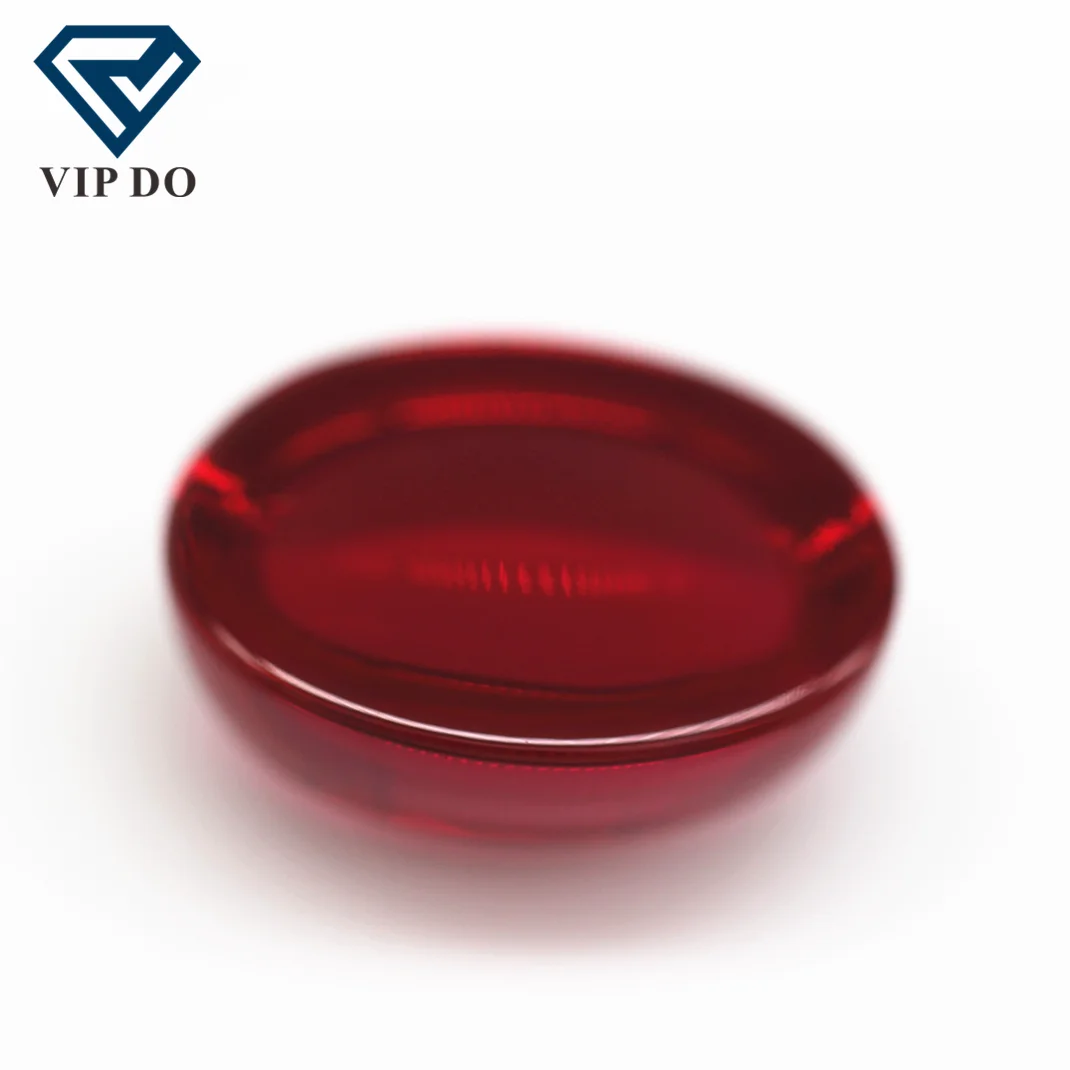 3*5-13*18 мм овальный плоский кабошон 5 # Рубин корунд драгоценные камни синтетические красный рубин