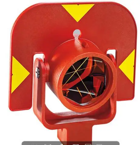 GPR111  Single Prism with holder and target for Total Station with red color