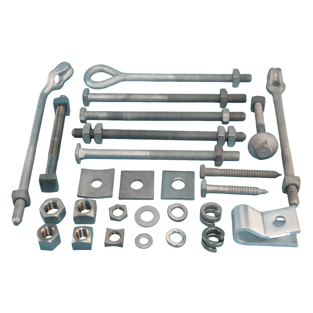 Din Standard High-Strength Zinc-Coated M10 x 120mm Hex Bolt for Agricultural Machinery