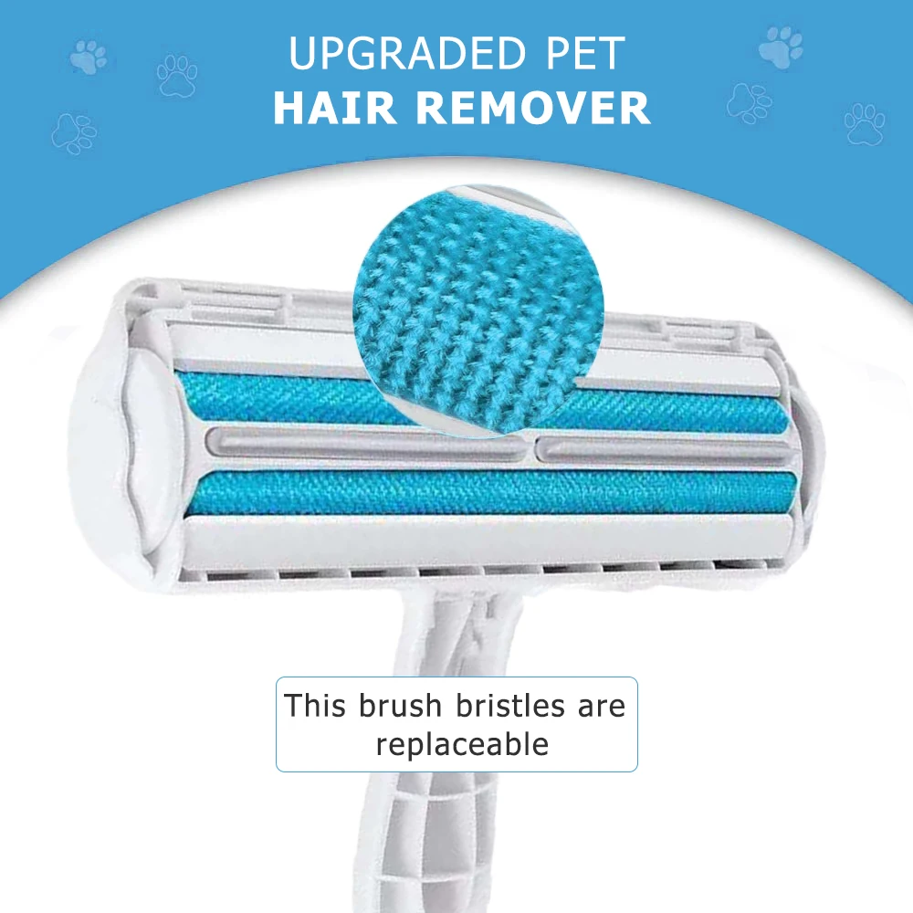 Pet Hair Remover Lint Dog Brush Comb Self Cleaning Furniture Sofa Manufacturer Custom Logo Roller