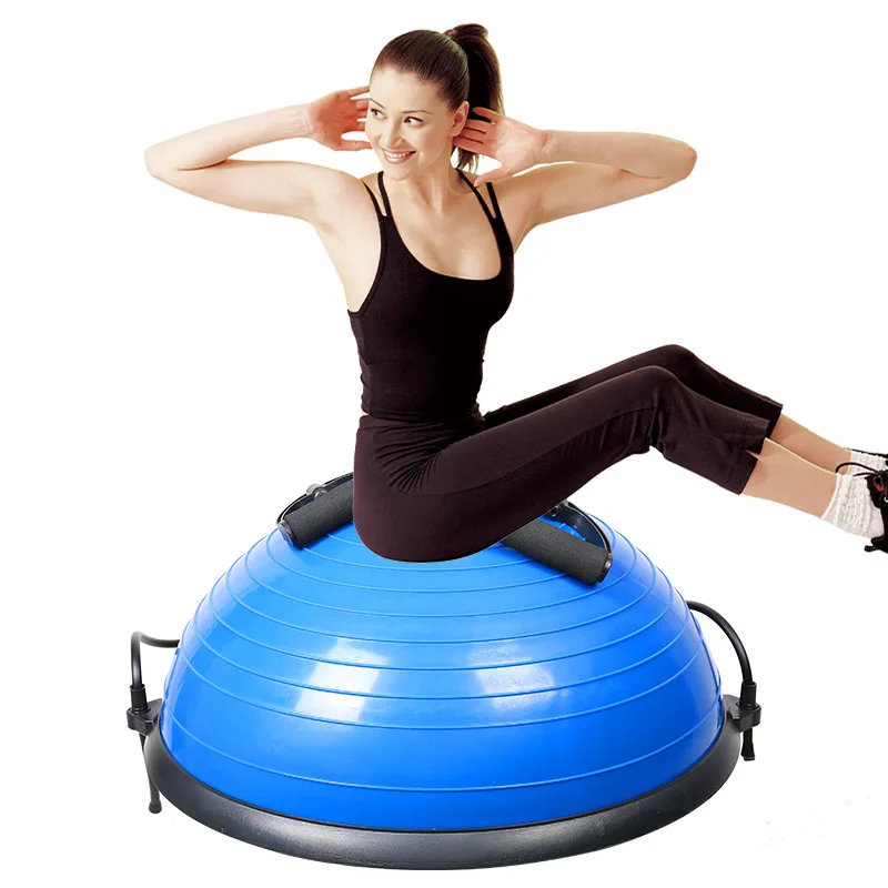  Fitness Gym Equipment pvc exercise 46cm diameter pilates jumping Balance half round yoga
