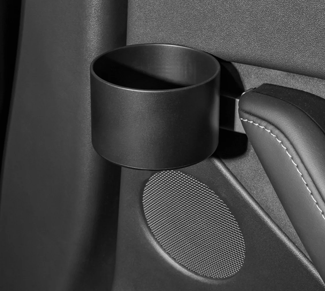 Car Storage Box For Tesla  Model 3 Y Water Cup Holder Interior Accessories Automobile Parts