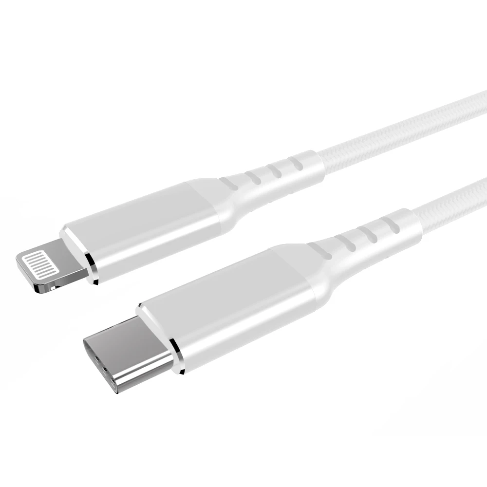 OEM MFi Certified USB-C to 8pin Cable C94 Pro Flex Support PD 18W and 480Mbps Data Transfer Shielded Cable