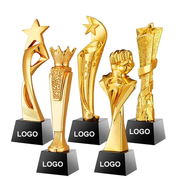 High Quality Fantasy Star Thumb Crown Shape Championship Trophies And Plaques Sports Award Resin Trophy With Custom Design