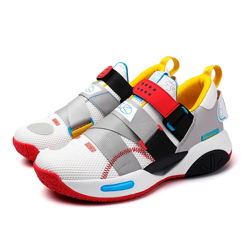 Factory Direct Discount Anti-Slippery Comfortable Breathable White Sneakers Man Basketball Sneaker Sport Shoes