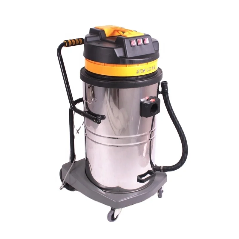 Factory Direct High Quality 2400W 70L Professional Portable Stainless Steel Cleaner Hand Held Ash Wet And Dry Vacuum